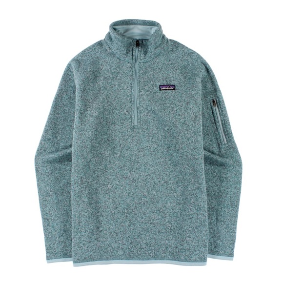 Patagonia Sweaters - Patagonia Women's Better Sweater® 1/4-Zip Tubular Blue W/Crevasse Blue XS